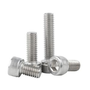 M3 Hex Socket Head Cap Screws DIN912 / GB70 Standard 304 Stainless Steel 20/100 Pcs Per Pack