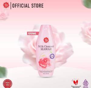 Viva milk cleanser mawar 100ml melembut kan kulit wajah
