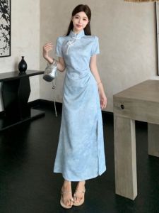 RELNLEX | Đầm Cheongsam Phong Cách Retro Cải Tiến cho Phụ Nữ