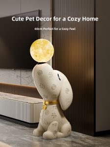ZHONGGE | Feng Shui Dog Statue Night Light Decorative Item