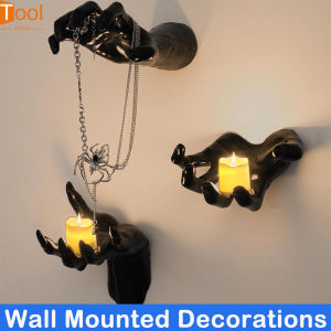 ของประดับแขวนประติมากรรมศิลปะผนังแขวนผนังสไตล์โกธิคสำหรับตกแต่งแนวตกแต่งบ้านพีวีซีฮาโลวีนในร่ม/กลางแจ้ง
