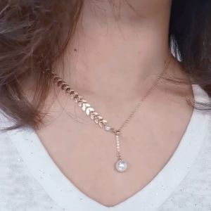 GELANG RANTAI TITANIUM WANITA TERBARU MODEL BUNGA PADI