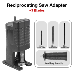 Reciprocating Saw Adapter Band Saw Blade Household Electric Drill Modified Electric Saw Portable Power Tool Wood Cutting Machine