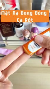 Mặt Nạ Sủi Bọt Thải Độc Cà Rốt Kiềm Dầu Se Khít Lỗ Chân Lông Mặt Nạ Tạo Bọt Cà Rốt Cấp Ẩm Sáng Da