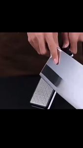Double Side 400# Grit Alat mengasah pisau Double Side Diamond Sharpening Knife