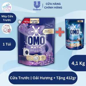 NƯỚC GIẶT OMO 41 kg/38kg MATIC CỬA NGANG HƯƠNG OẢI HƯƠNG TÚI 41 L