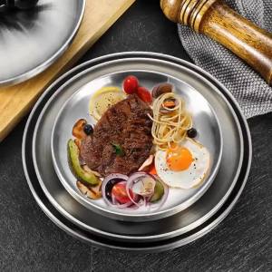 Heat-Resistant Thickened Serving Tray Plate