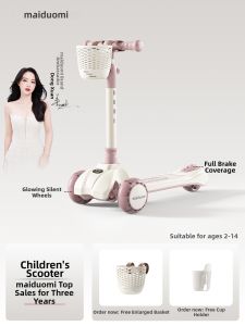 maiduomi | Gift For 1 To 6 Years Old Children 3 In 1 Rideable Scooter
