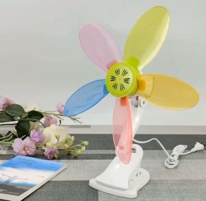 Big Size Portable 5 Blades Clip Electric Fan 18Cm Blades