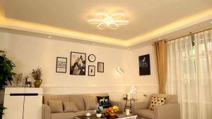 【MG】Nordic Chandelier Ceiling Lights for Living Room Bedroom Light Modern Led TriColor Ceiling Lamp