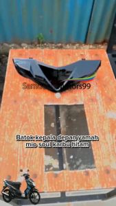 Batok Kepala Depan Yamaha Mio Soul Karbu Hitam 2007-2012 / Cover Batok