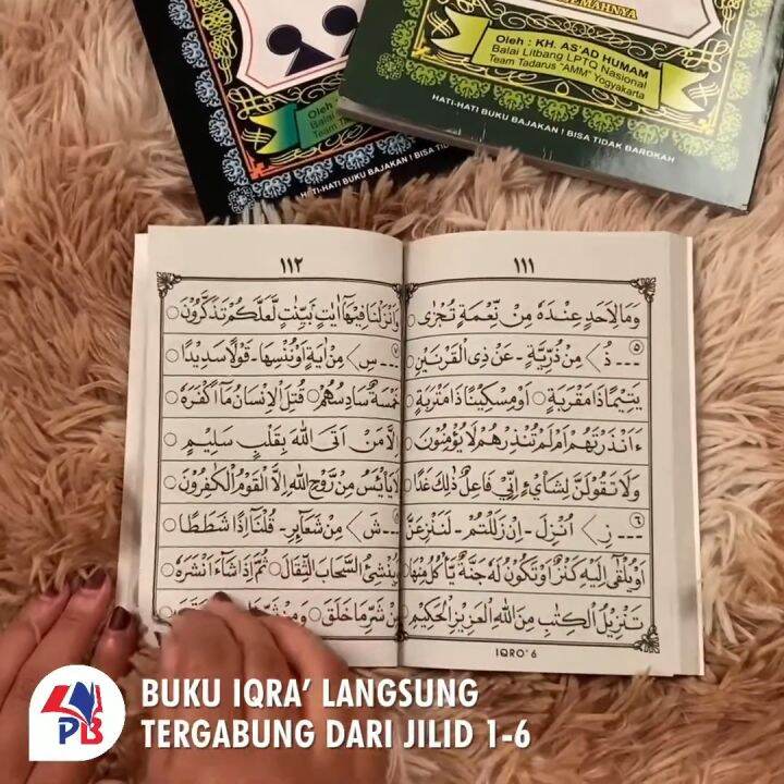 Buku Iqro Lengkap 6Jilid Iqra Bendel Besar Dan Kecil Ikro Anak 1 Sampai ...