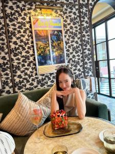 Birthday Party Rhinestone Headband Letter Ins Female Star Jessica Festival Celebration Decoration Hairband Accessory