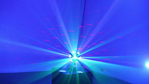Flowwave disco light 12 rgbw led moving head - dmx512 & sound-activated beam lighting for weddings parties stage events 360° rotating Party Gift