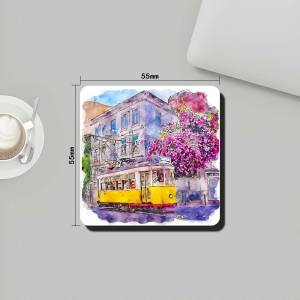 LISBON Aesthetic Art Refrigerator Magnet Creative Kitchen Home Decoration Soft Magnetic Decor Festival Gifts Multi Scene Use