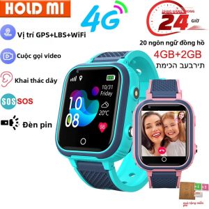 Đồng Hồ Thông Minh Trẻ Em LT21 4G Với GPS WiFi Gọi Video SOS Chống Nước IP67 Thiết Bị Theo Dõi Trẻ Em Với Camera Trên Cổ Tay