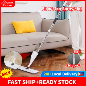 Fortune Home Spray Mop For Floor 360 Rotating Flat Mop With Microfiber Pad Dry Wet Dual-Use Microfiber Mop Cloth Cleaner Household Cleaning Tool