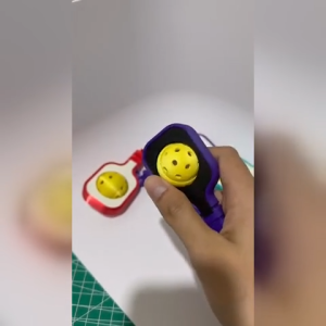 Pickleball Mini Paddle Spinning Fidget Keychain | Cute Pickleball Paddle Bag Charm | Stress Relief Spinner Toy | Sports Gift for Pickleball Players Kids Friends & Pickleball Lovers