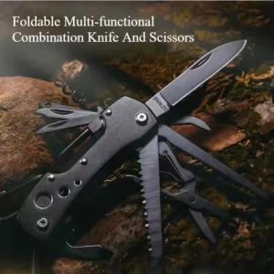 Multi Functional Pliers Outdoor Tool Pliers Foldable Multi PurposeCombinationScissors Stainless Steel Emergency Equipment Pliers
