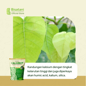 Calsinut 500gr Pupuk Anti Rontok Tanaman Buah dan Bunga Nutrisi Penguat Tanaman Pupuk Tanah agar Gembur