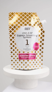INAURA PAKET One Step Express Smoothing System Step1 750ml + PH Balancer Foam 100ml Relaxer Cream