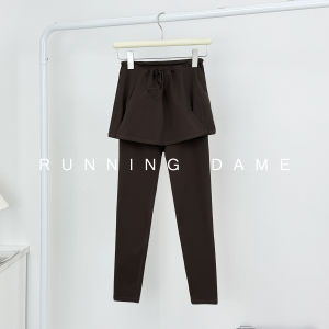 Fleece Lined Yoga Pants Womens Autumn Winter Outerwear Warm Pilates Sports Tight Skirt Pants Pocket Fitness Long Trousers