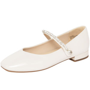 Reemoor | Glittering Crystal Mary Jane Flat Shoes