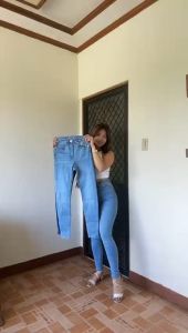 Women Denim Pants full black slim fit Jeans Loose Stretchable Blue Casual SS-GARMENT