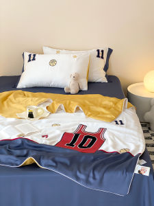 Boys Cool Tencel Summer Quilt 60S 4-Piece Set