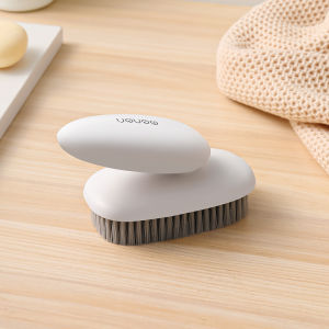 Soft Bristle Shoe Brush for Home Use Non-Damaging Shoe Cleaning Board Multi-Functional Long Handle Bathroom Cleaning Tool