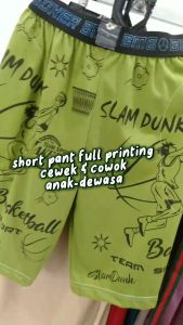 Celana Pendek Full Printing Boxer cowo cewe Celana Santai Short Pant Surfing anak sampai dewasa