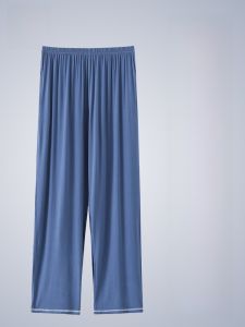 MiiOW | กางเกงนอนชายหลวมๆ ระบายอากาศได้ดี ทรงหลวมๆ ทรงหลวมๆ สำหรับใส่อยู่บ้านในฤดูร้อน กางเกงขายาวลำลอง สวมใส่สบาย ระบายอากาศได้ดี