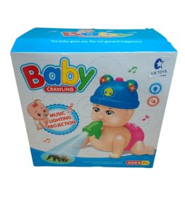 MAINAN BAYI MERANGKAK MUSIK DAN SUARA