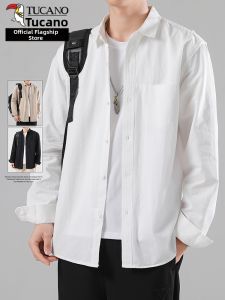 TUCANO | Autumn Winter Pure Cotton White Casual Shirt