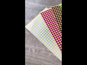 16 Sheets Colorful Dot Stickers6mm Round Color Coding Marking Labels 408Pcs/Sheet