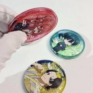 Bandai | Blue Lock Anime Badge 58mm Acrylic Double Sided Pattern New Design Fan Merchandise Collectible Souvenir Gift for Fans Anime