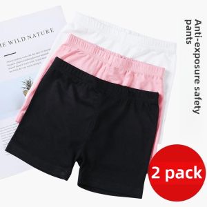 Kids Black Cotton Dance Leggings Girl White Tight Shorts Shorts Boyshorts Safety Pants Latin Ballet