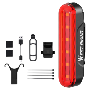 West Biking | High Brightness Brake Sensing Rechargeable Bicycle Tail Light