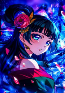 Bandai | Oil Painting The A-Apothecary D-Diaries Anime Character Modern Wall Decor for Living Room Bedroom Perfect Gift No Frame