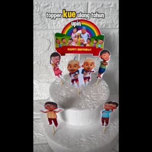 Topper Cake Upin Ipin: Desain Lucu & Ulang Tahun Kreatif