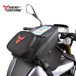 MOTOCENTRIC Motorcycle Fuel Tank Bag High Capacity Waterproof Storage Bag Durable Transparent Large Window Motorbike Navigation Bag MC-0109