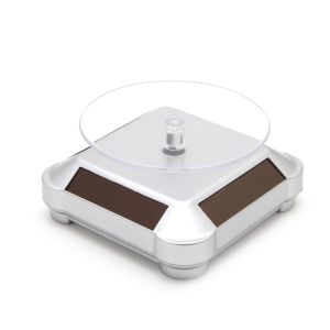 Brifit Solar display stand 360° turntable rotating display stand jewelry watch ring art display cabinet