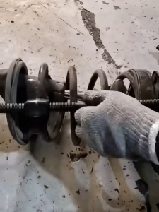 Coil Spring Compressor Clamp Suspension Tool Shock Absorber Removal For Car Motorcycle Auto Repair Maintenance