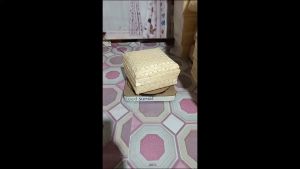 Wadah Makanan dari Anyaman Bambu Besek Sokase Ukuran 25 cm x 25 cm