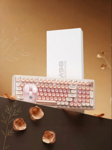 EWEADN | Wireless Mechanical Office Keyboard Quiet Mouse Suite