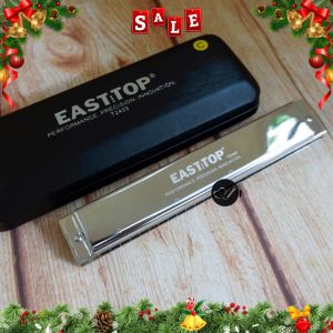 Kèn Harmonica 24 lỗ tone Am Tremolo Easttop T2403 version 2 (có tone thứ)