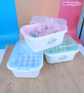 NANNY แนนนี่ ที่คว่ำขวดนมมีฝาปิดแนนนี่ลายมุนิน N216FM