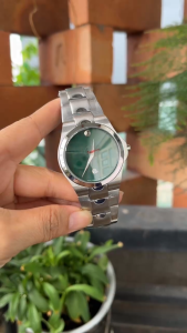 Đồng hồ nam ANBSHOP MOVD lịch ngày movado1409M blue dial dây thép đặc kính sapphire máy quartz nhật size 40mm MVD