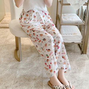 KASIHAN | Summer Beach Cotton-blend Capri Sleep Pants