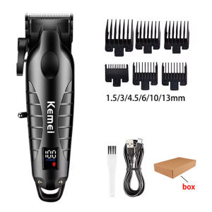 Kemei | Kemei KM-2290 KM-2293 KM-T95 Professional Cutting Machine Electric Shaver Hair Trimmers with LCD Display Mens Hair Clipper Kit